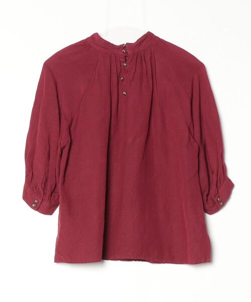 「LA MARINE FRANCAISE」 7分袖ブラウス ONE SIZE レッド レディース_画像2
