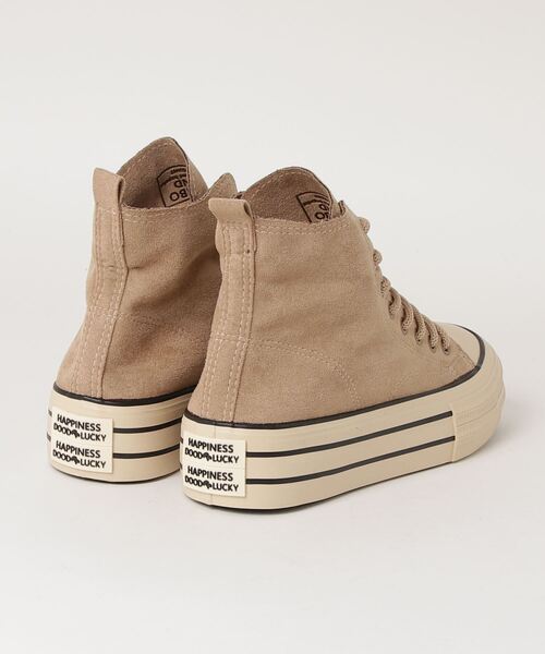 「ROOPTOKYO」 ハイカットスニーカー 24.5 ブラウン メンズ_画像2