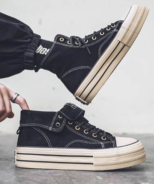 「ROOPTOKYO」 ハイカットスニーカー 24.5 ブラウン メンズ_画像8