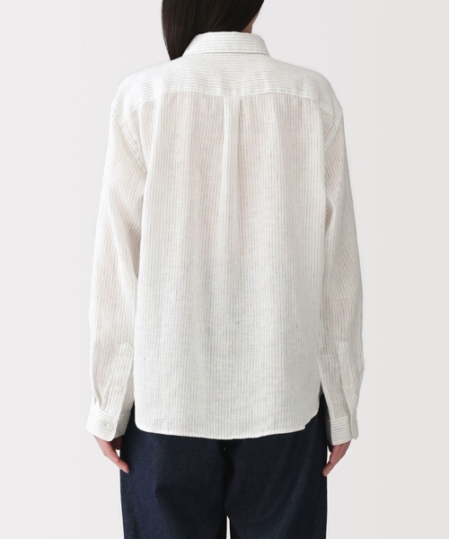 無印良品（MUJI） リネンシャツ ブラウス シャツ 婦人 リネン