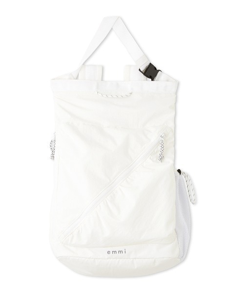 「emmi」 リュック FREE ライトグレー レディース_画像2