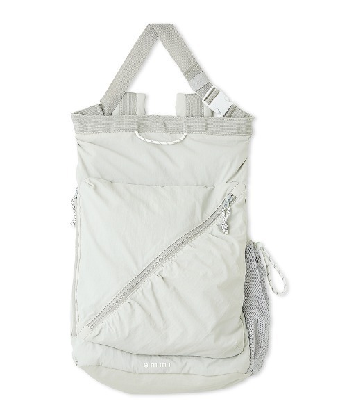 「emmi」 リュック FREE ライトグレー レディース_画像3