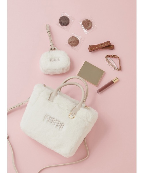 FURFUR（ファーファー） 2WAYバッグ F アイボリー レディース 