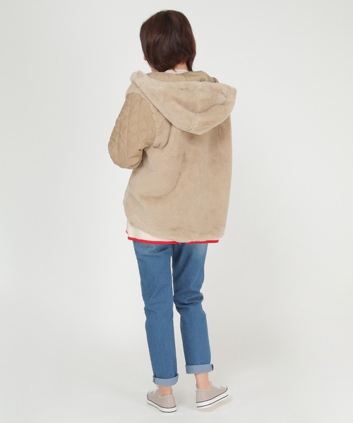「ikka」 マウンテンパーカー L ダークネイビー レディース_画像6