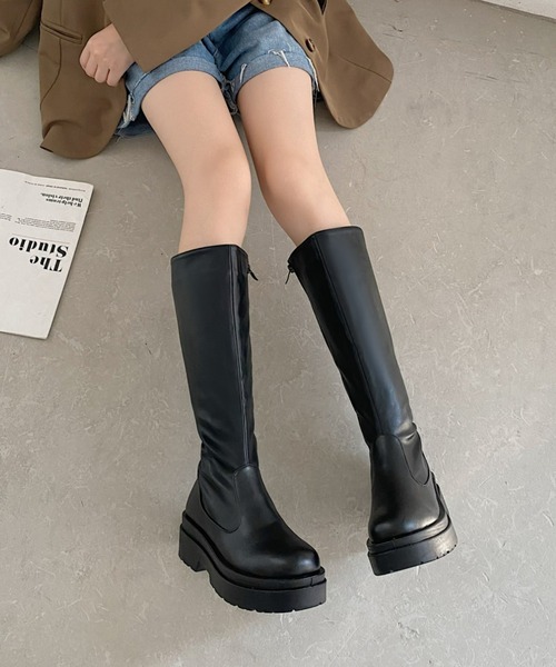 「Shoes in Closet」 ロングブーツ 3L ブラック レディース_画像5