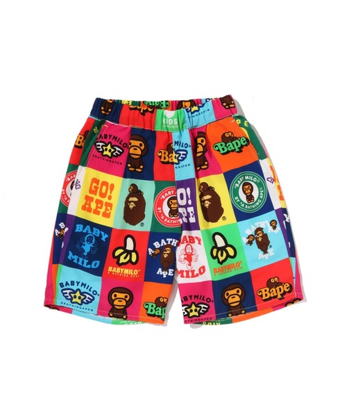 A BATHING APE（アベイシングエイプ） パンツ BABY MILO PATCHWORK