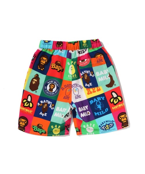 A BATHING APE（アベイシングエイプ） パンツ BABY MILO PATCHWORK