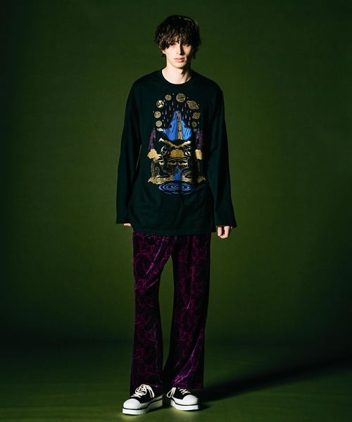 「glamb」 長袖Tシャツ L ブラック メンズの画像