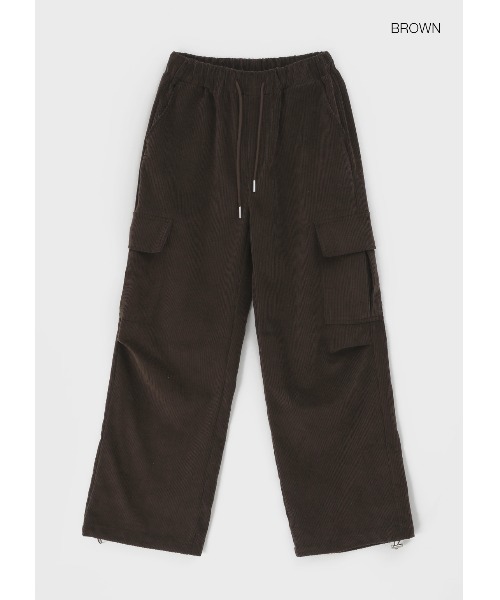 「BLACKUP」 カーゴパンツ ONESIZE クリーム レディース_画像6