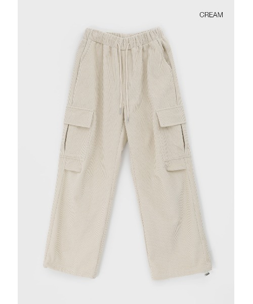 「BLACKUP」 カーゴパンツ ONESIZE クリーム レディース_画像8