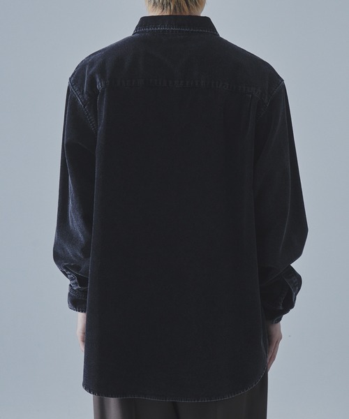 「SLICK」 長袖シャツ 2 ブラウン メンズ_画像5