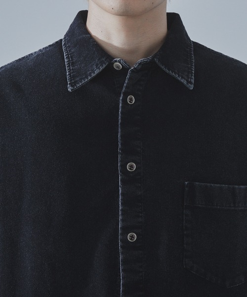「SLICK」 長袖シャツ 2 ブラウン メンズ_画像8