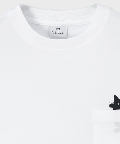 PS Paul Smith tシャツ 半袖 ウィメンズ キャットプリント 半袖Tシャツ