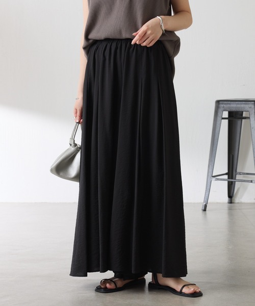 ワイドパンツ パンツ リラックススカーチョ/WEB限定カラー展開 レディースの画像