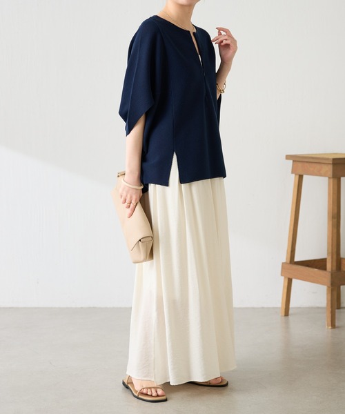 ワイドパンツ パンツ リラックススカーチョ/WEB限定カラー展開 レディースの画像