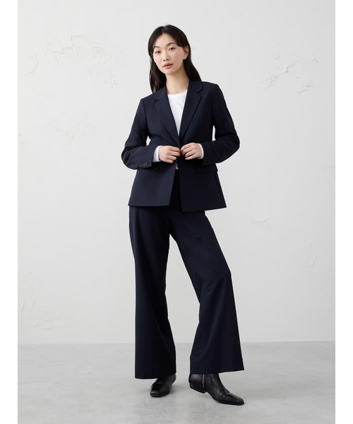 「BANANA REPUBLIC FACTORY STORE」 テーラードジャケット 4 ブラック レディースの画像