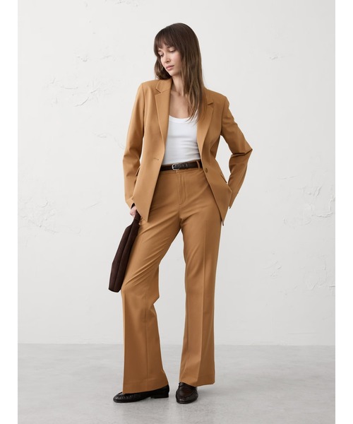 「BANANA REPUBLIC FACTORY STORE」 テーラードジャケット 4 ブラック レディースの画像