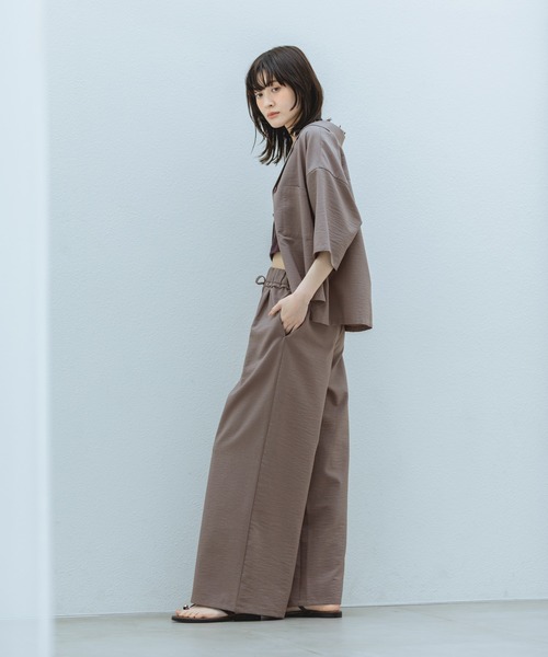 LAKOLE（ラコレ） ブラウス シャツ 半袖 「多機能ウェア」ハーフ
