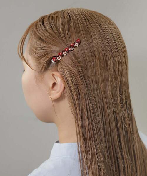ANEMONE（アネモネ） ヘアクリップ ビーズフラワークリップ : ZOZOTOWN