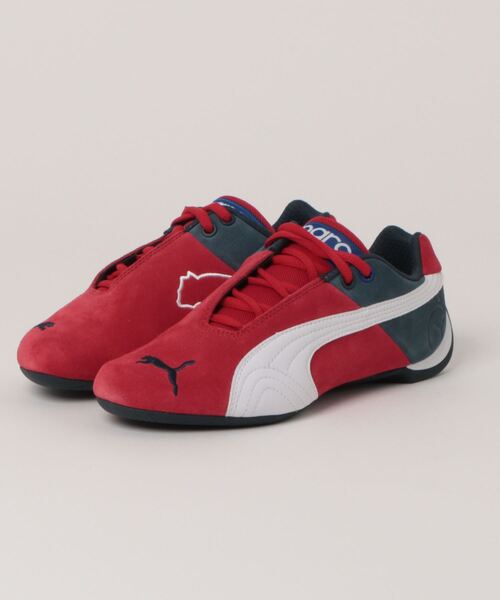「PUMA」 ローカットスニーカー 25.5cm レッド メンズの画像