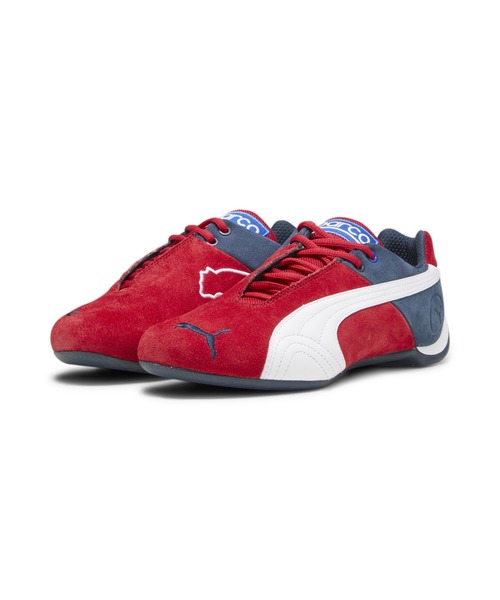 「PUMA」 ローカットスニーカー 25.5cm レッド メンズの画像