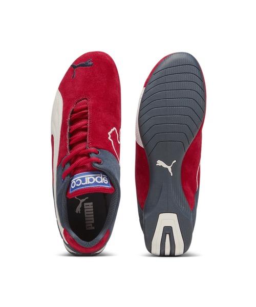 「PUMA」 ローカットスニーカー 25.5cm レッド メンズの画像