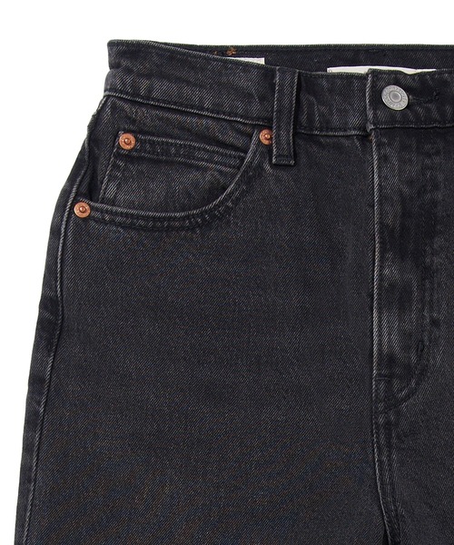 「501」 ブーツカットデニムパンツ 28inch ブラック レディース_画像2