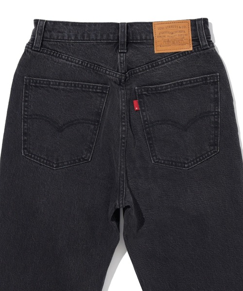 「501」 ブーツカットデニムパンツ 28inch ブラック レディース_画像4