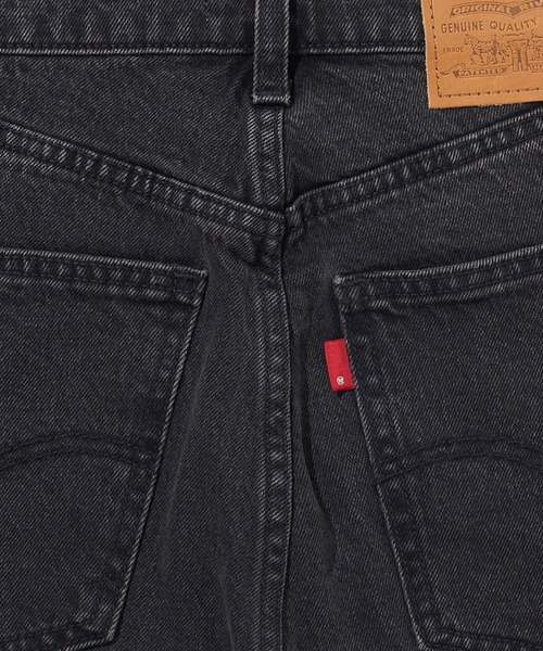 「501」 ブーツカットデニムパンツ 28inch ブラック レディース_画像5
