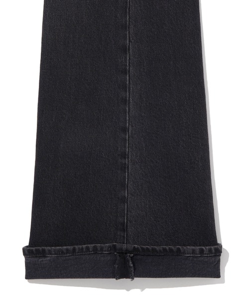 「501」 ブーツカットデニムパンツ 28inch ブラック レディース_画像6