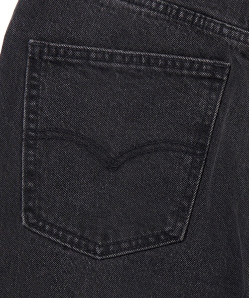 「501」 ブーツカットデニムパンツ 28inch ブラック レディース_画像8