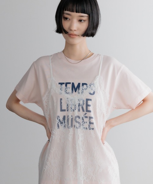 ワンピース ビンテージレースミニワンピース 708799の画像