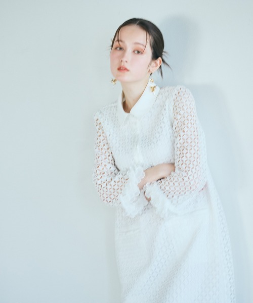 ワンピース 「人気のため追加」ラグジュアリーレースワンピースの画像