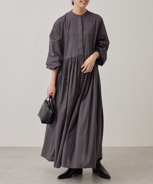 「BEARDSLEY」 長袖ワンピース 0 ネイビー レディース_画像2