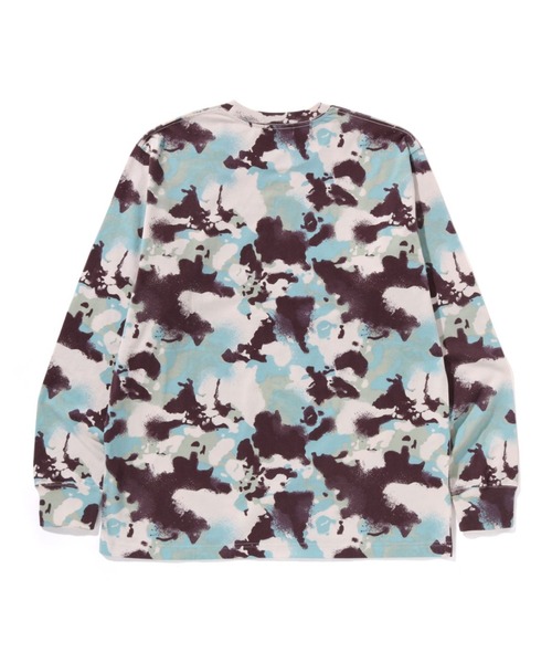 A BATHING APE（アベイシングエイプ） tシャツ MAP CAMO RELAXED FIT