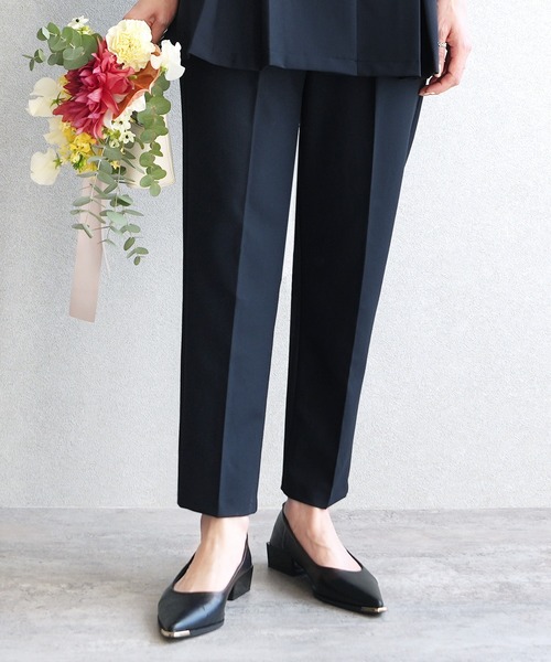 「reca」 パンツスーツ L ネイビー レディース_画像8