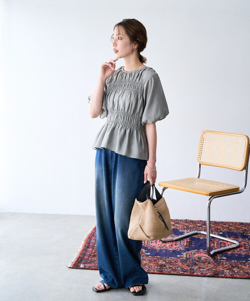 FREAK'S STORE（フリークスストア） ブラウス シャツ 夏 半袖 限定展開