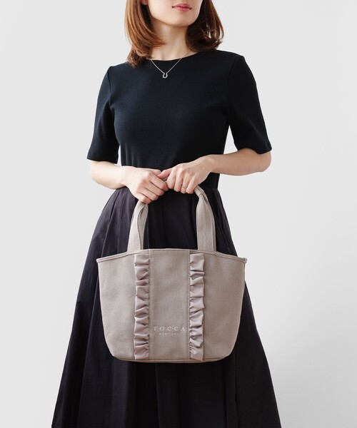 TOCCA（トッカ） トートバッグ F ベージュ レディース : ZOZOTOWN