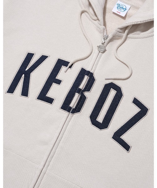 KEBOZ（ケボズ） ジップアップパーカー X-LARGE グレー メンズ