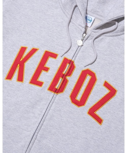 KEBOZ（ケボズ） ジップアップパーカー X-LARGE グレー メンズ