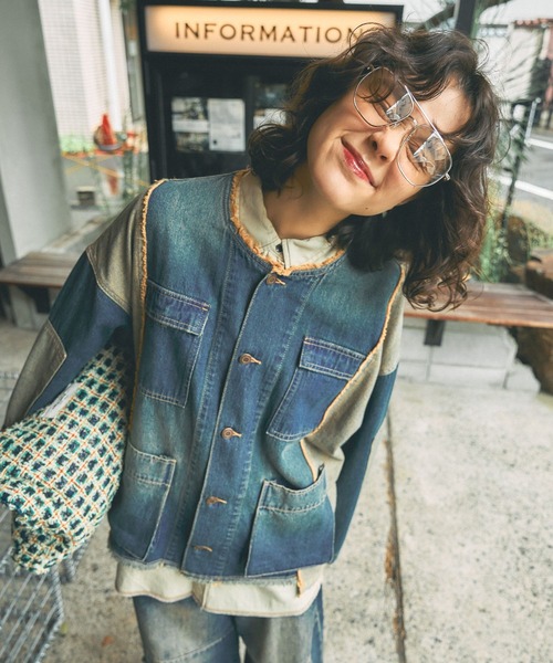 FENDI（フェンディ） デニムジャケット 40 グレー レディース