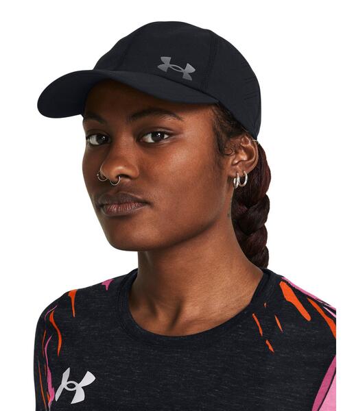 「UNDER ARMOUR」 キャップ ONESIZE ブラック レディース_画像3
