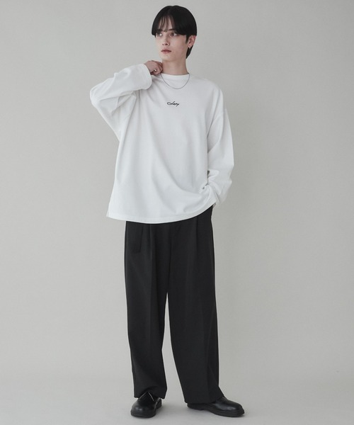 「LUCY」 長袖Tシャツ MEDIUM ホワイト系その他 メンズ_画像3