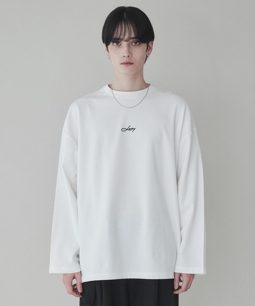 「LUCY」 長袖Tシャツ MEDIUM ホワイト系その他 メンズ_画像7