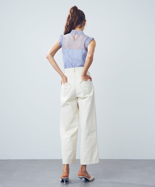 「DEICY」 デニムパンツ S ブルー レディース_画像7