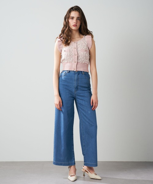 「DEICY」 デニムパンツ S ブルー レディース_画像9