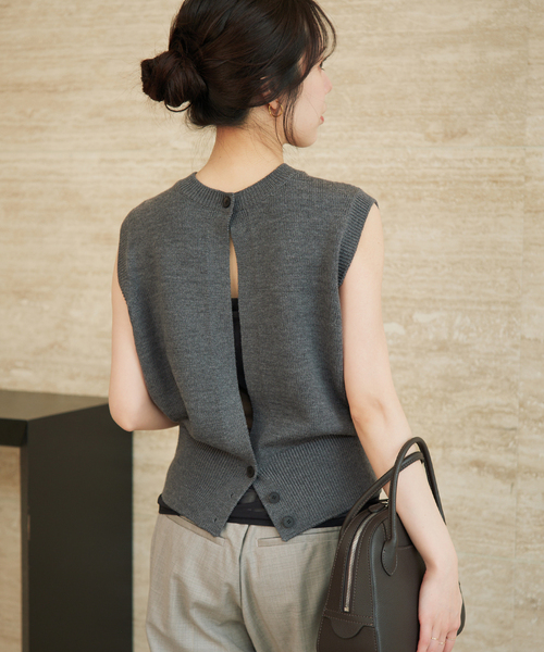 plage(プラージュ) ベスト ジレ 2Way Knit ベスト レディース plage(プラージュ) ベスト ジレ 2Way Knit ベスト レディース