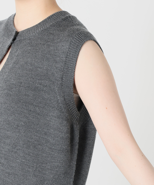 plage（プラージュ） ベスト ジレ 2Way Knit ベスト レディース