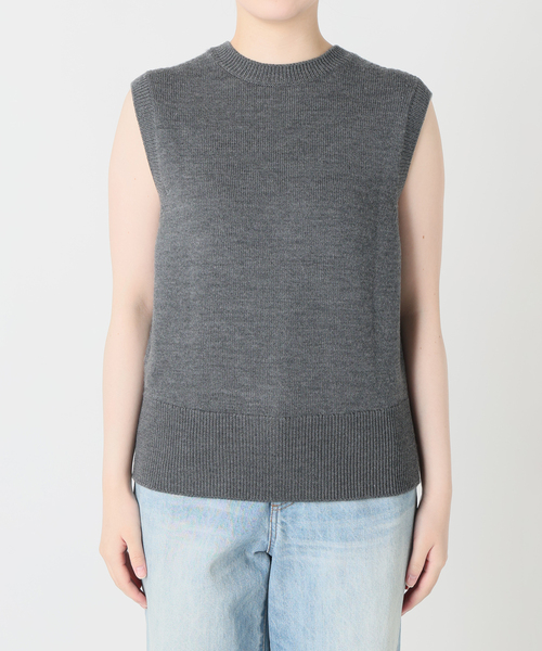 plage ベスト plage（プラージュ） ベスト ジレ 2Way Knit ベスト レディース