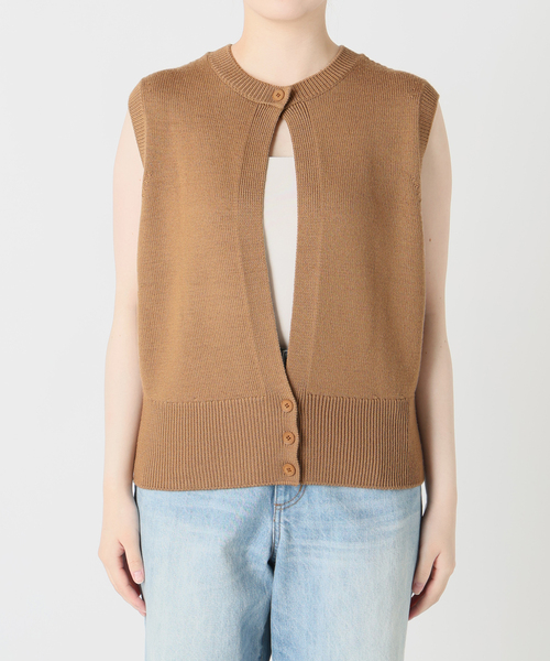 plage（プラージュ） ベスト ジレ 2Way Knit ベスト レディース